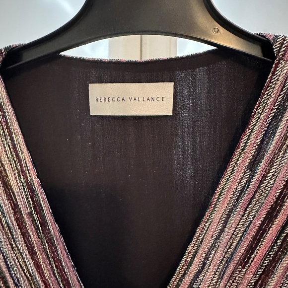 Rebecca Vallance Metallic Dress Size 6 - Picture 3 of 4